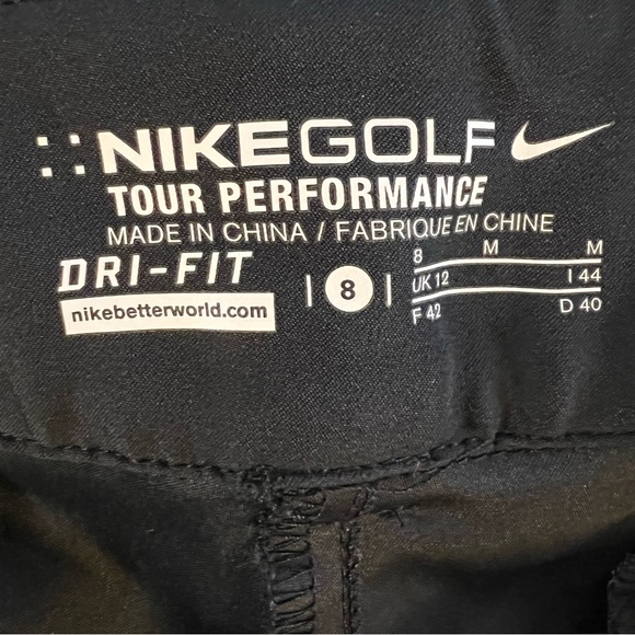 Nike Women’s Dri-Fit Tour Performance Golf pants Black NikeGolf pants Size 8 - Picture 8 of 10